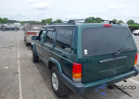 2001 Jeep Cherokee Sport из США, поврежденный, VIN 1J4FF48S91L501095